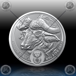 1oz JUŽNA AFRIKA 5 Rand 2021 (The Big Five - BIZON) BU